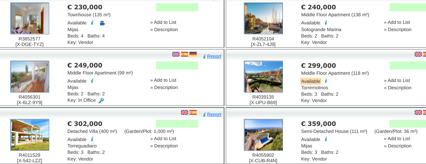 Multi-listing service